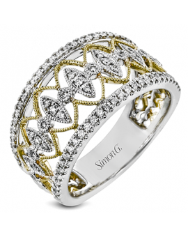 Right Hand Ring in 18k Gold with Diamonds