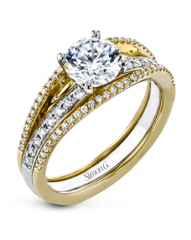 Wedding Set in 18k Gold with Diamonds