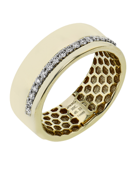 Right Hand Ring in 18k Gold with Diamonds
