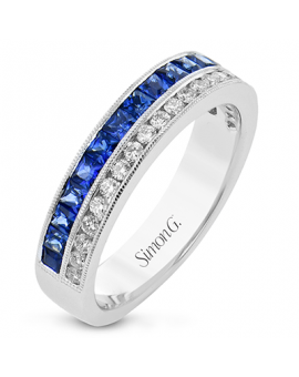 Color Ring in 18k Gold with Diamonds