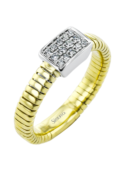 Right Hand Ring in 18k Gold with Diamonds