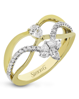 Right Hand Ring in 18k Gold with Diamonds