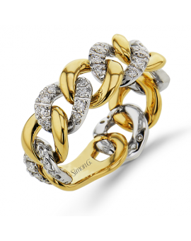 Right Hand Ring in 18k Gold with Diamonds
