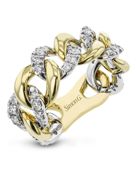Right Hand Ring in 18k Gold with Diamonds