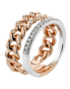Right Hand Ring in 18k Gold with Diamonds