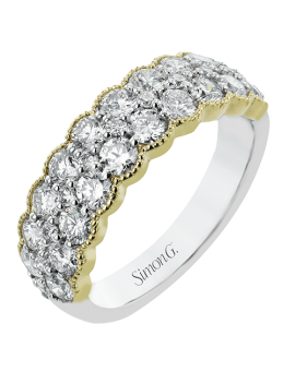Anniversary Ring in 18k Gold with Diamonds