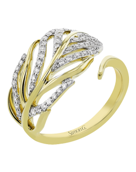Right Hand Ring in 18k Gold with Diamonds