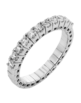 Anniversary Ring in 18k Gold with Diamonds