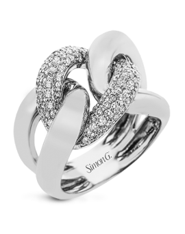 Right Hand Ring in 18k Gold with Diamonds