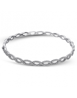 Bangle in 18k Gold with Diamonds