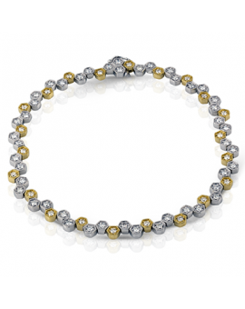Bracelet in 18k Gold with Diamonds