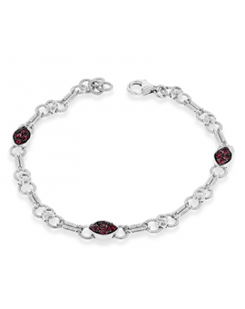 Color Bracelet in 18k Gold with Diamonds