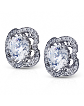 Earring in 18k Gold with Diamonds