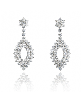 Earring in 18k Gold with Diamonds