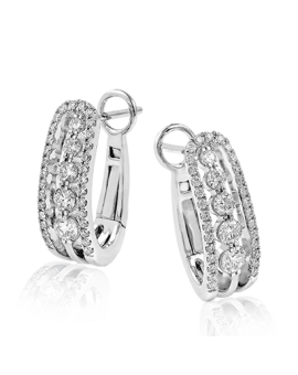 Earring in 18k Gold with Diamonds