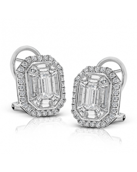 Earring in 18k Gold with Diamonds