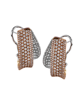 Earring in 18k Gold with Diamonds