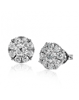 Earring in 18k Gold with Diamonds