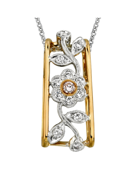 Pendant in 18k Gold with Diamonds