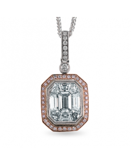 Pendant in 18k Gold with Diamonds