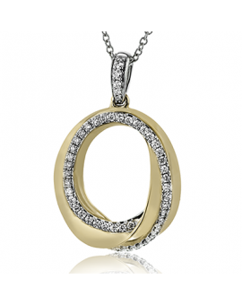 Pendant in 18k Gold with Diamonds