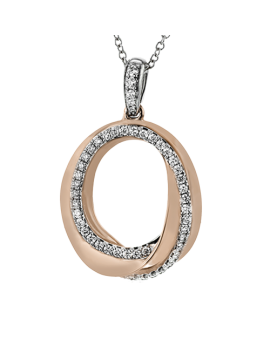 Pendant in 18k Gold with Diamonds