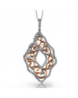 Pendant in 18k Gold with Diamonds