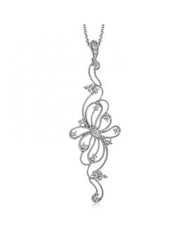 Pendant in 18k Gold with Diamonds