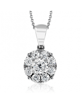 Pendant in 18k Gold with Diamonds
