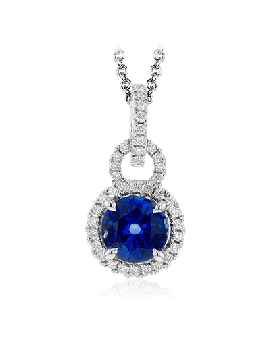 Color Pendant in 18k Gold with Diamonds