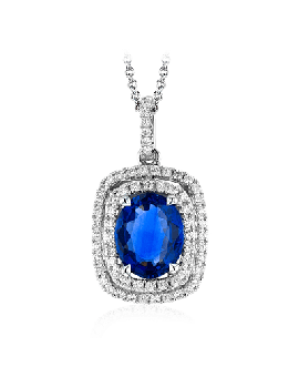 Color Pendant in 18k Gold with Diamonds