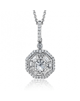 Pendant in 18k Gold with Diamonds
