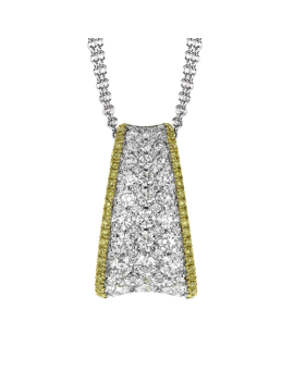 Pendant in 18k Gold with Diamonds