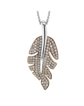Pendant in 18k Gold with Diamonds