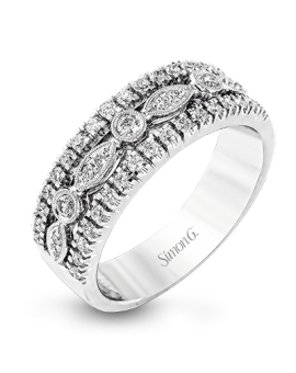 Anniversary Ring in 18k Gold with Diamonds