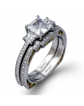 Wedding Set in 18k Gold with Diamonds