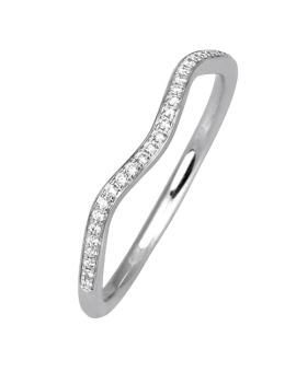 Engagement Ring in 18k Gold with Diamonds