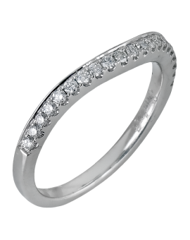 Engagement Ring in 18k Gold with Diamonds