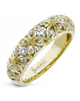 Anniversary Ring in 18k Gold with Diamonds