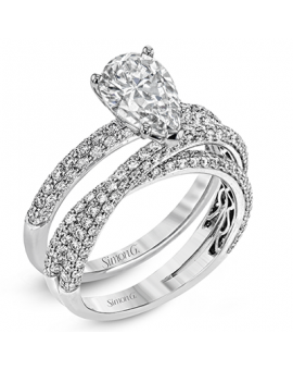 Wedding Set in 18k Gold with Diamonds