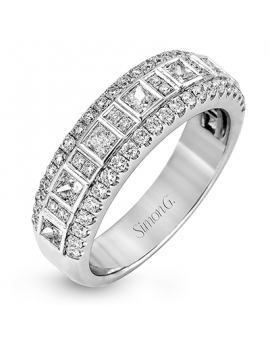 Anniversary Ring in 18k Gold with Diamonds
