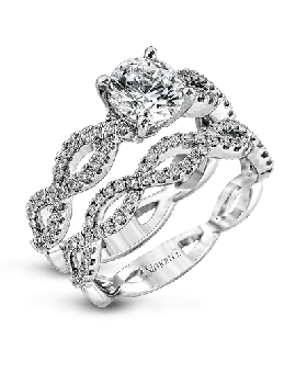 Wedding Set in 18k Gold with Diamonds