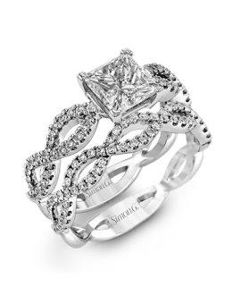 Wedding Set in 18k Gold with Diamonds