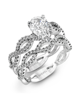 Wedding Set in 18k Gold with Diamonds