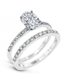 Wedding Set in 18k Gold with Diamonds