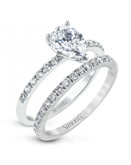 Wedding Set in 18k Gold with Diamonds