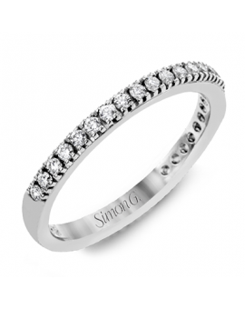 Wedding Band in 18k Gold with Diamonds