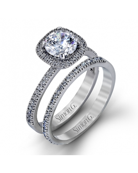 Wedding Set in 18k Gold with Diamonds