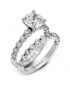 Wedding Set in 18k Gold with Diamonds