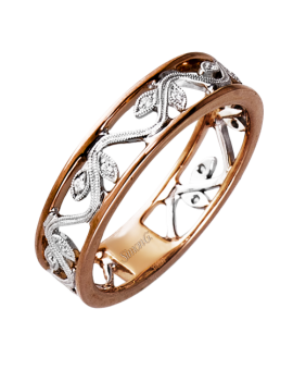 Right Hand Ring in 18k Gold with Diamonds